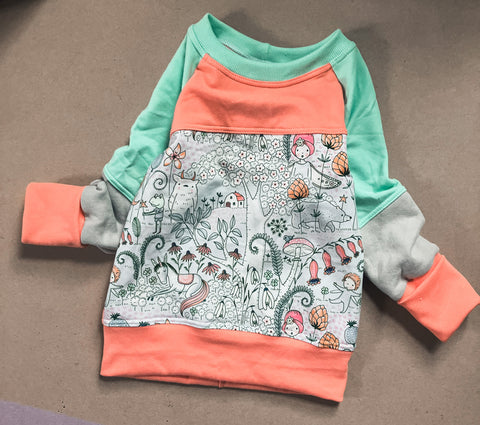 Size 3-6 years Wonderland pullover