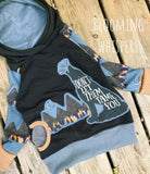 3-6 year Feral Wolf Upcycle Hoodie