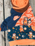 Size 6-9 years Nike camping upcycle hoodie