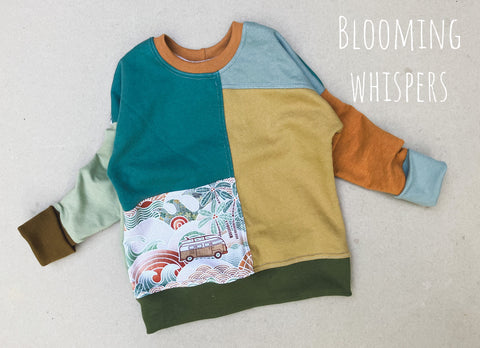 18 mo-4yr Beach Patches Pullover