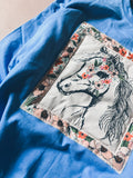 Adult 2XL Horse Crewneck