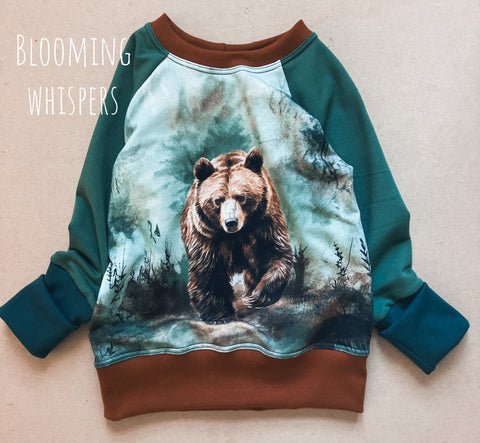 4-7 year Bear Crewneck