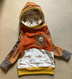 Size 4-7 Work Hard Hoodie