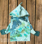 4-7 years T-rex Tie Dye Hoodie
