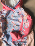 Cherry Blossom Hoodie -sizes 4 and 8