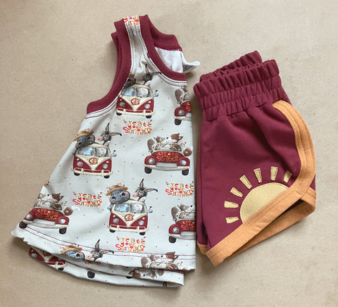 Size 3 years Sunny tank and shorts set