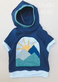 3-6 yr Sunrise Hooded Dolman Top
