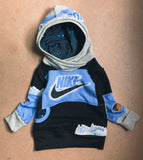 Size 1-3 years mountain swooshes hoodie