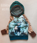 3-6 year Stag Hoodie