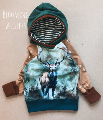 3-6 year Stag Hoodie