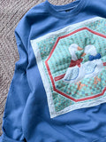 ADULT XL Geese friends vintage quilted crew