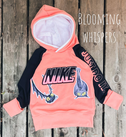 6-9 years Going Batty Upcycle Hoodie