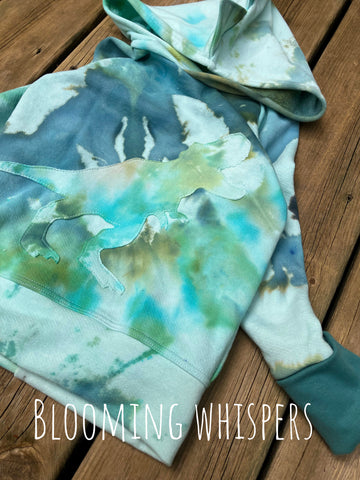 4-7 years T-rex Tie Dye Hoodie