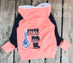 6-9 years Going Batty Upcycle Hoodie
