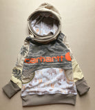Size 6-9 year Camo Forest Hoodie