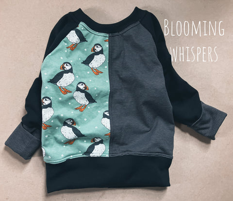 Size 18 mo - 4 years Puffin pullover