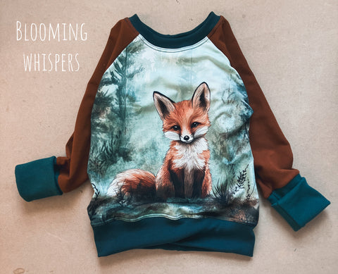 6-9 year Fox Crewneck