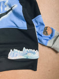 Size 1-3 years mountain swooshes hoodie