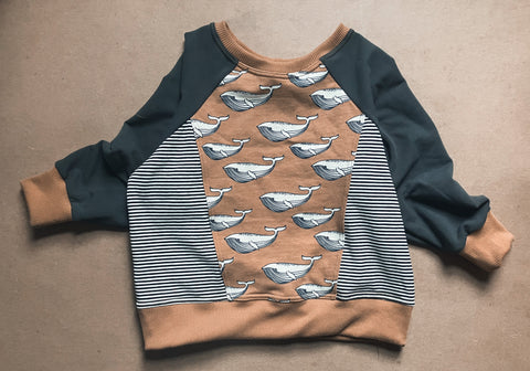 3 years Whales auden pullover