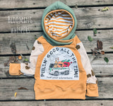 3-6 year Fruit Salad Upcycle Hoodie