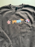 Adult Large NEW YORK Postage Stamp Crewneck