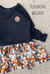 Size 4 Horse dress with crop pullover