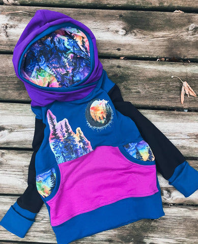 Size 6-9 year Aurora Hoodie