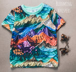 Custom Colorful Mountain Tee