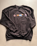 Adult Large NEW YORK Postage Stamp Crewneck