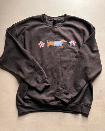 Adult Large NEW YORK Postage Stamp Crewneck