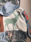 Size 4 years camo forest hoodie
