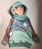 Size 7-10 years camo oak hoodie