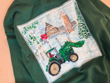 Size ADULT MED Snowy Deere 1 Crewneck