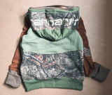 Size 4 years camo forest hoodie