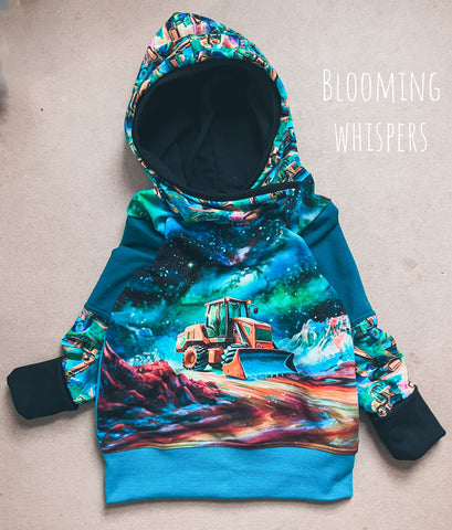 4-7 years Space Dozer Hoodie